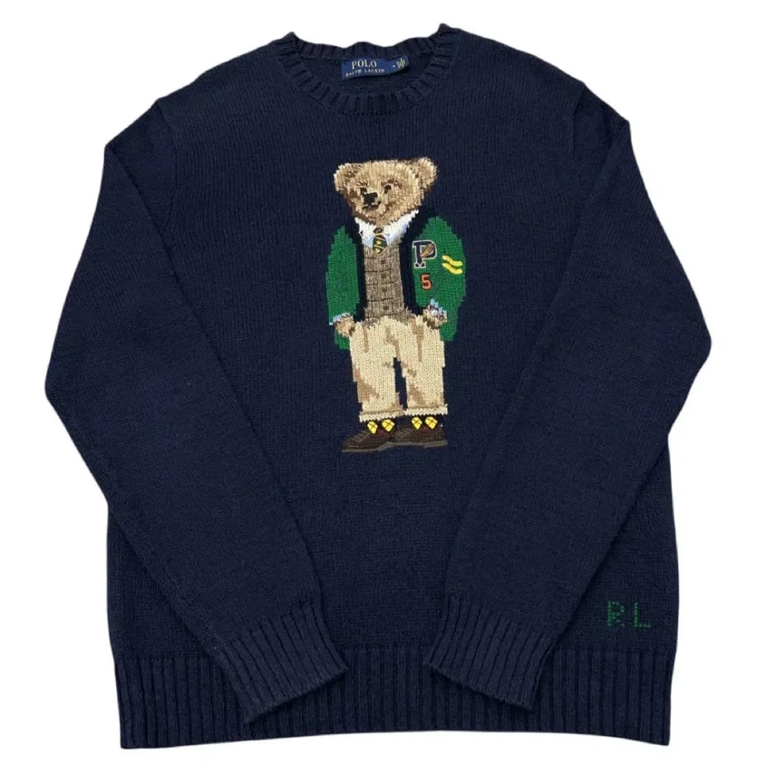 [L] 폴로 랄프로렌 베어 니트 네이비 상품이미지1