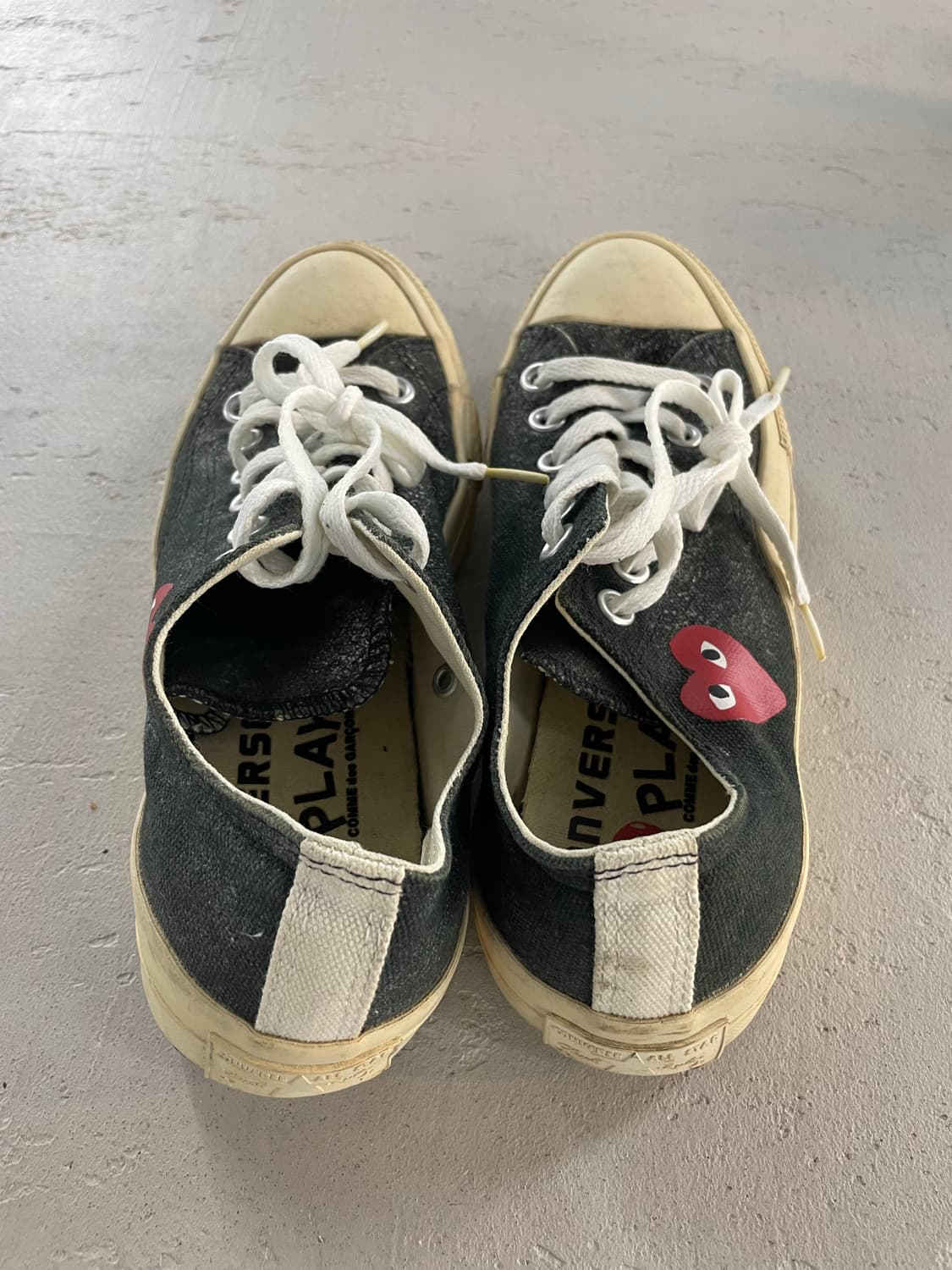 컨버스 꼼데가르송 척 70 로우 스니커즈 240 상품이미지5