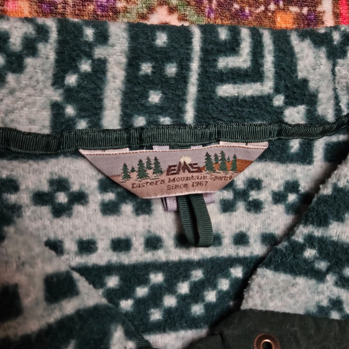 EMS 플리스 신칠라 스냅티 / 90년대 상품이미지2