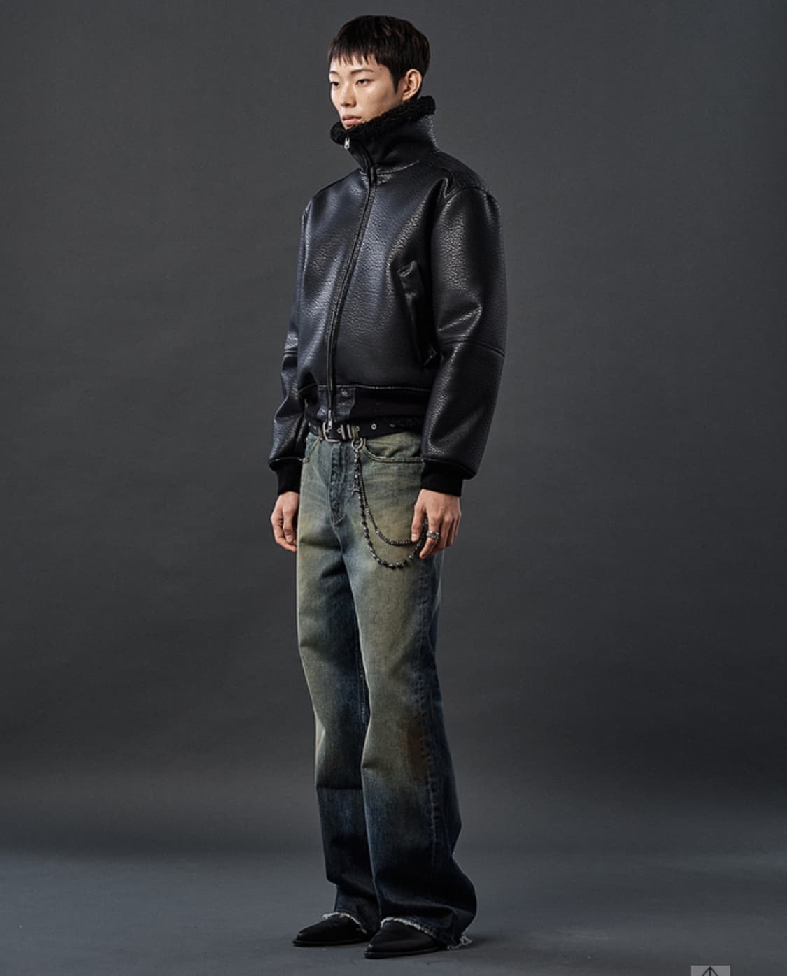 알렌느 시어링 하이넥 블루종 [2사이즈] 상품이미지2