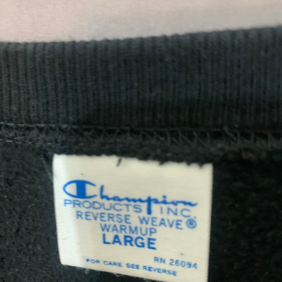 L 챔피온 리버스위브 블루택 기모 스웻셔츠 맨투맨 상품이미지5