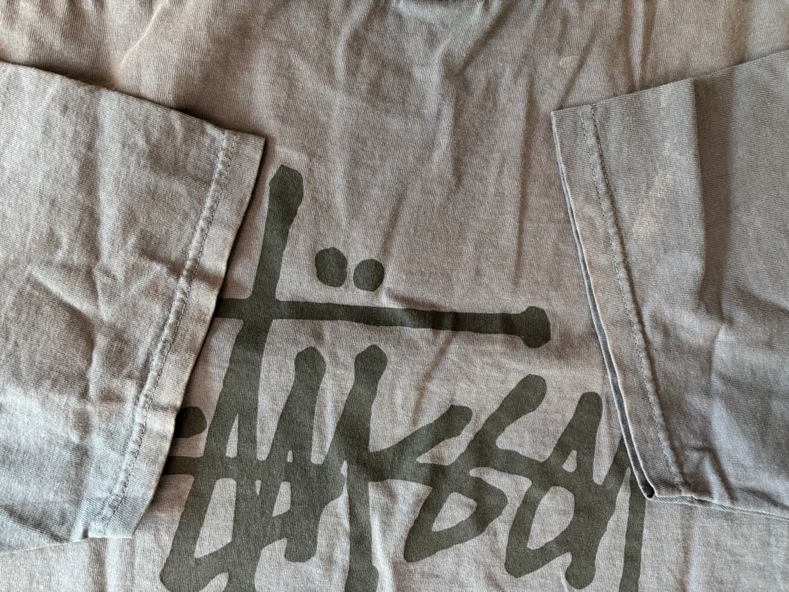 스투시 베이직 피그먼트 다이드 티셔츠 인디고 M 사이즈 상품이미지2