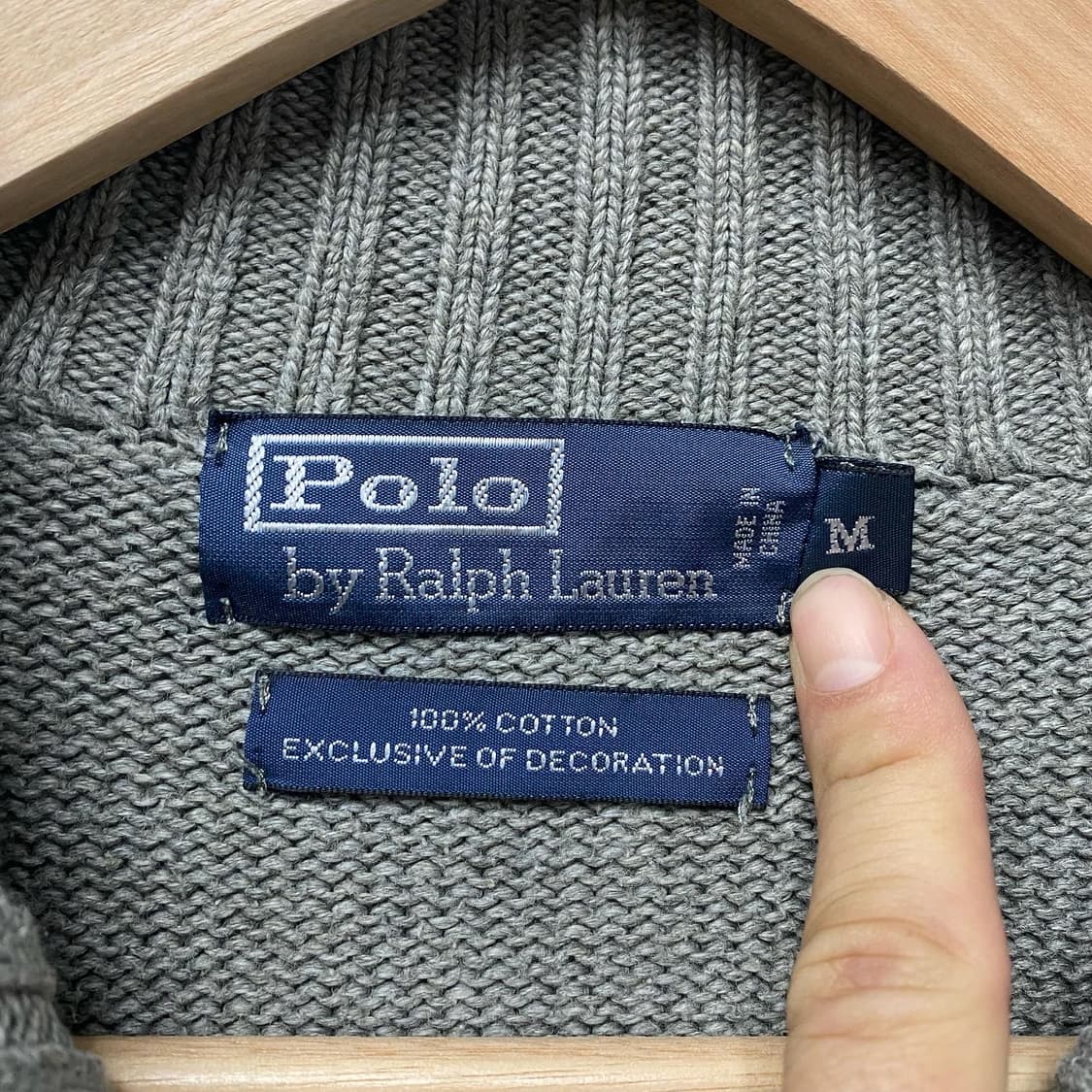 폴로 투웨이 니트집업 상품이미지4