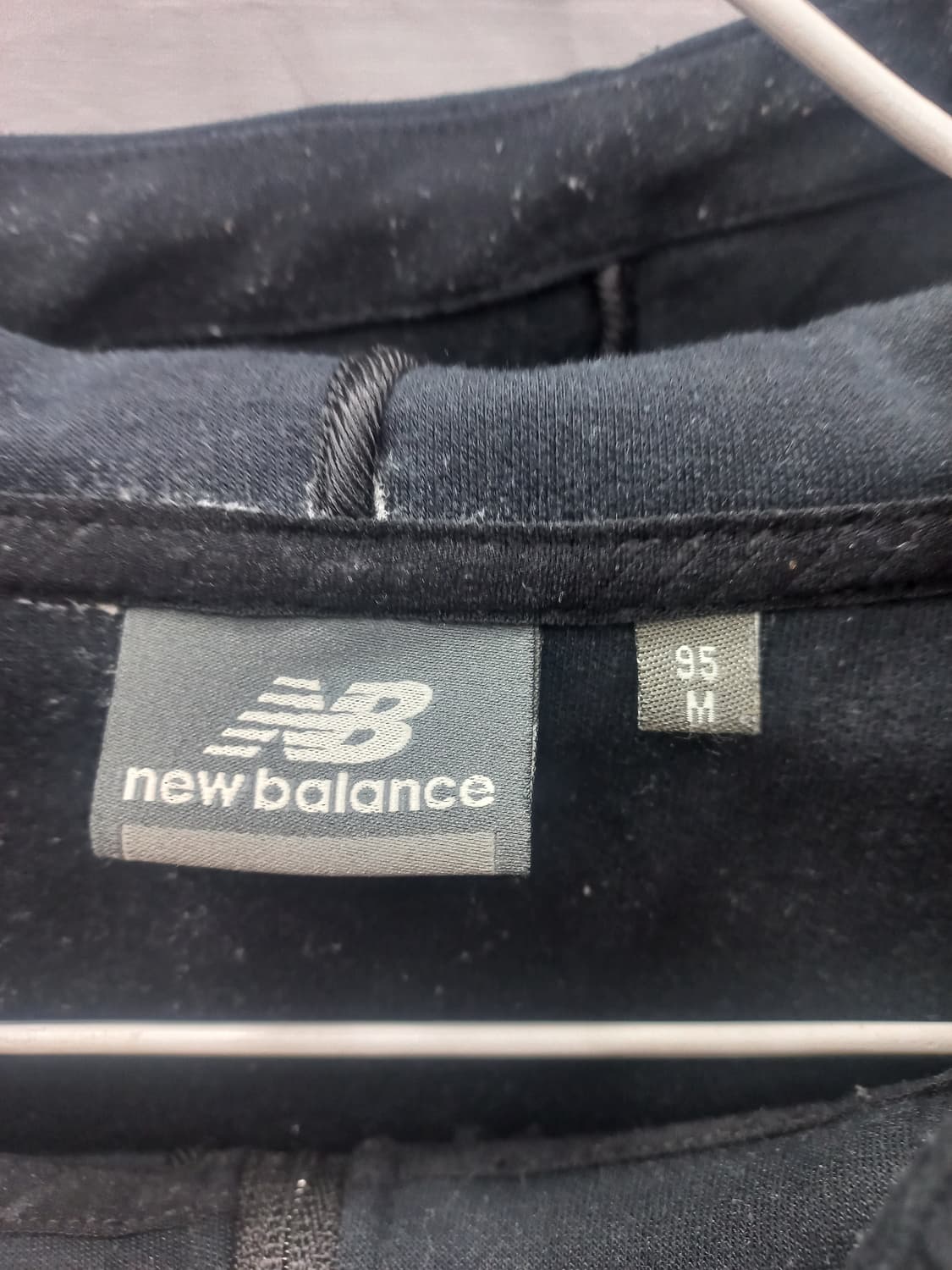 뉴발란스 후드집업 블랙 95 (실측90) 상품이미지5
