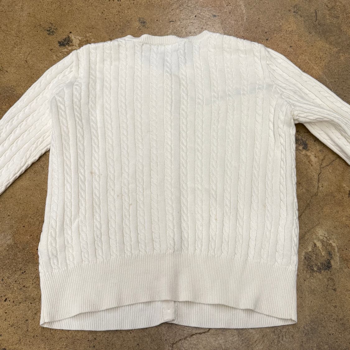 폴로 랄프로렌 화이트 니트 가디건  상품이미지4