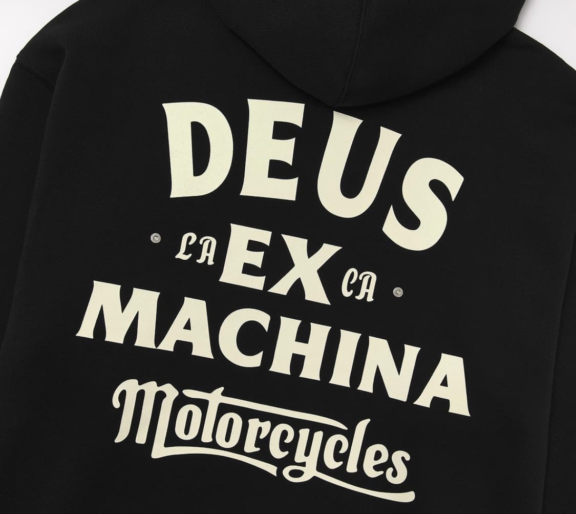 데우스 엑스 마키나 드리프터 후드 집업 블랙 상품이미지4