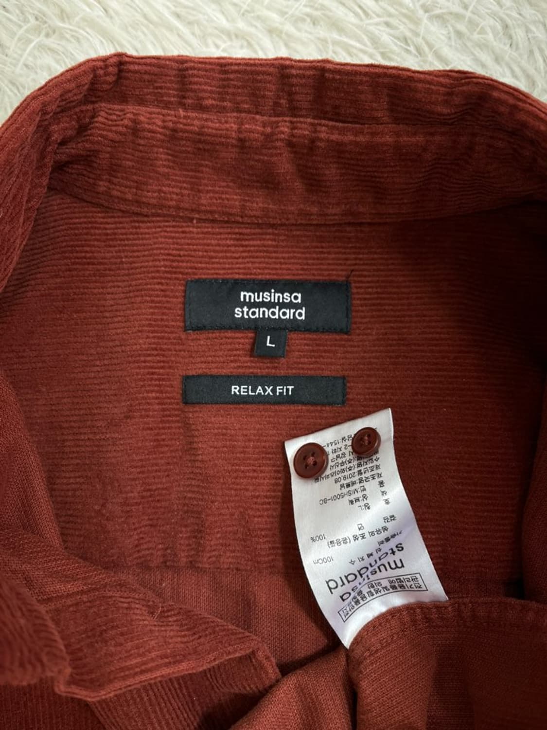 무신사스탠다드 코듀로이 셔츠/#2913 상품이미지4