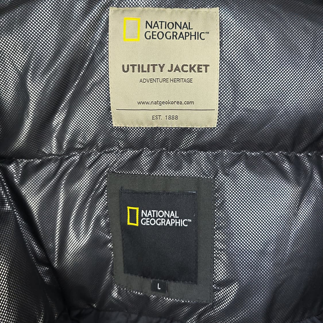내셔널지오그래픽(National Geographic) 유틸리티 패딩 L 상품이미지5