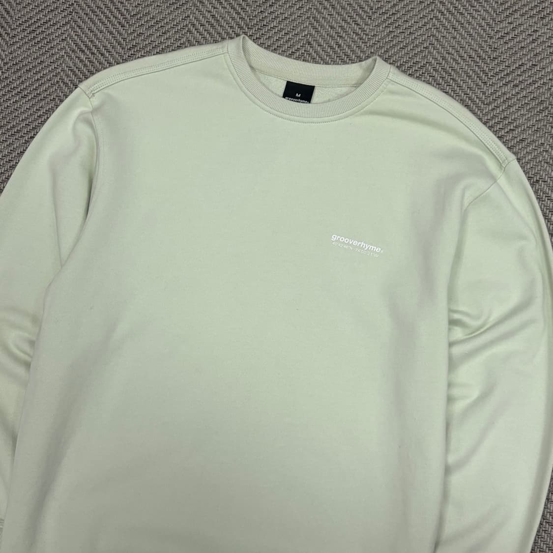 그루브라임 백프린팅 로고 맨투맨 v1057 상품이미지3