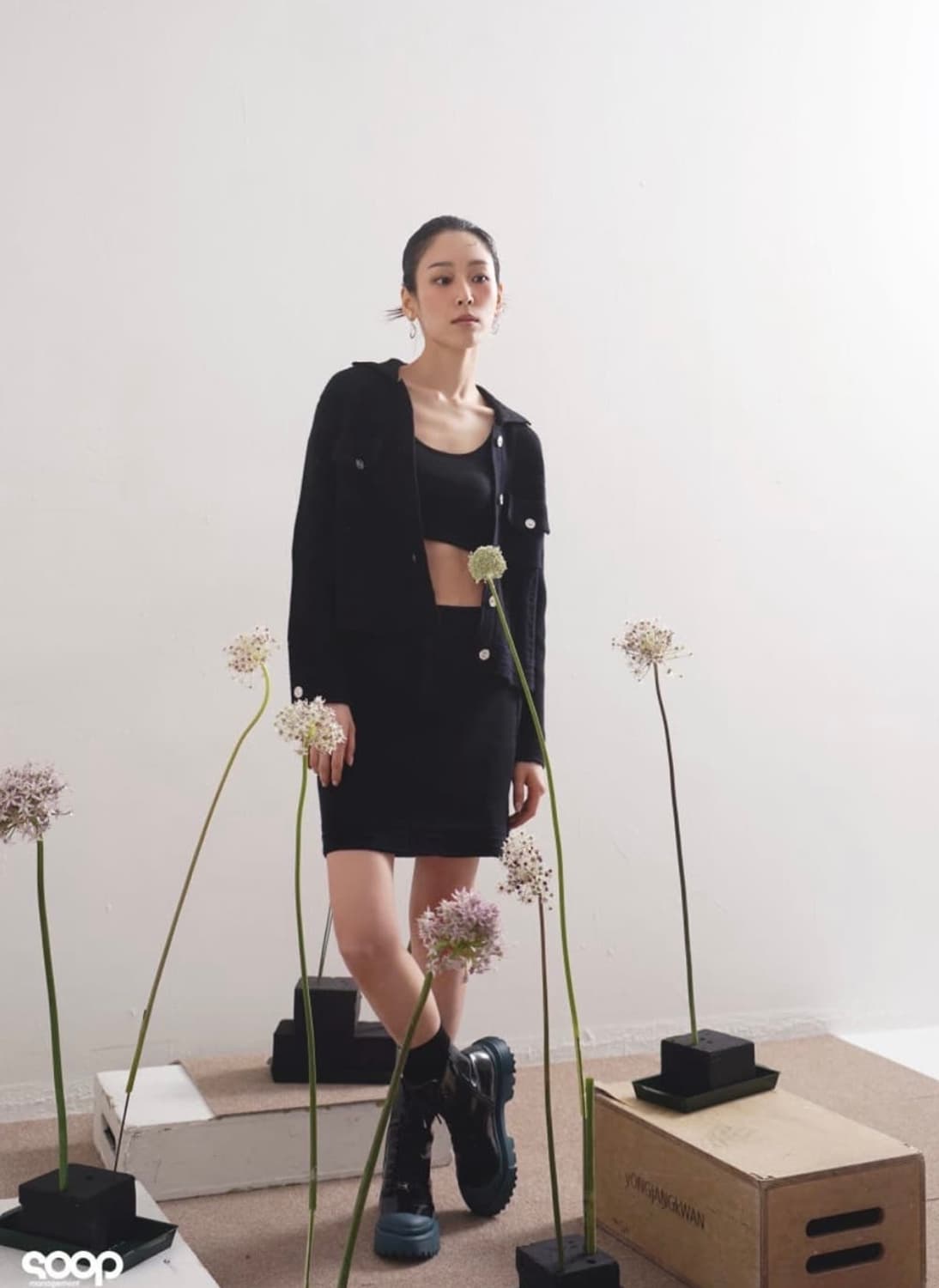 샤넬 배리 BARRIE 블랙 니트 자켓 상품이미지5