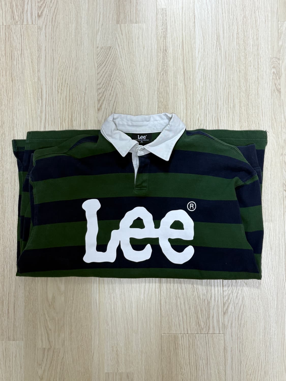 [A급] Lee 럭비티 그린 L 상품이미지2