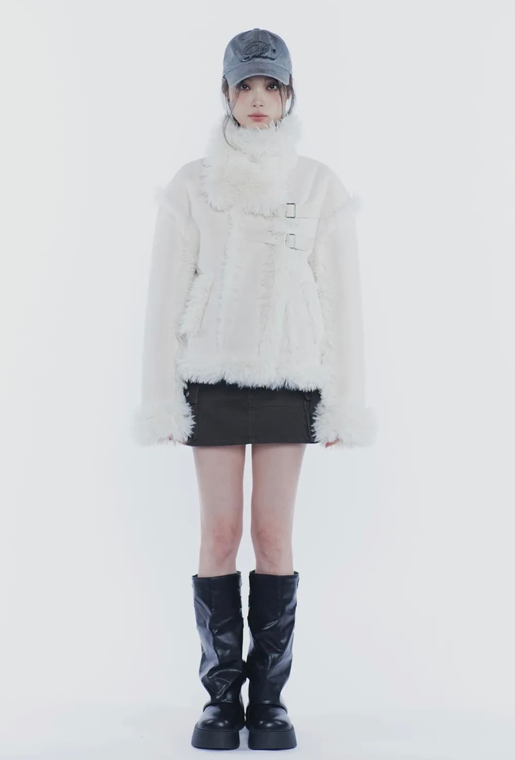 페인오어플레져 LUNA BELTED SHEARLING JACKET 상품이미지2