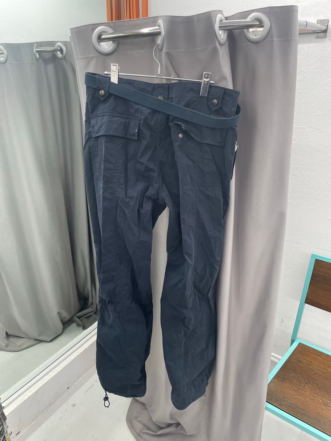 밀리터리 카모 프론트 풀지퍼 유틸리티 팬츠 상품이미지5