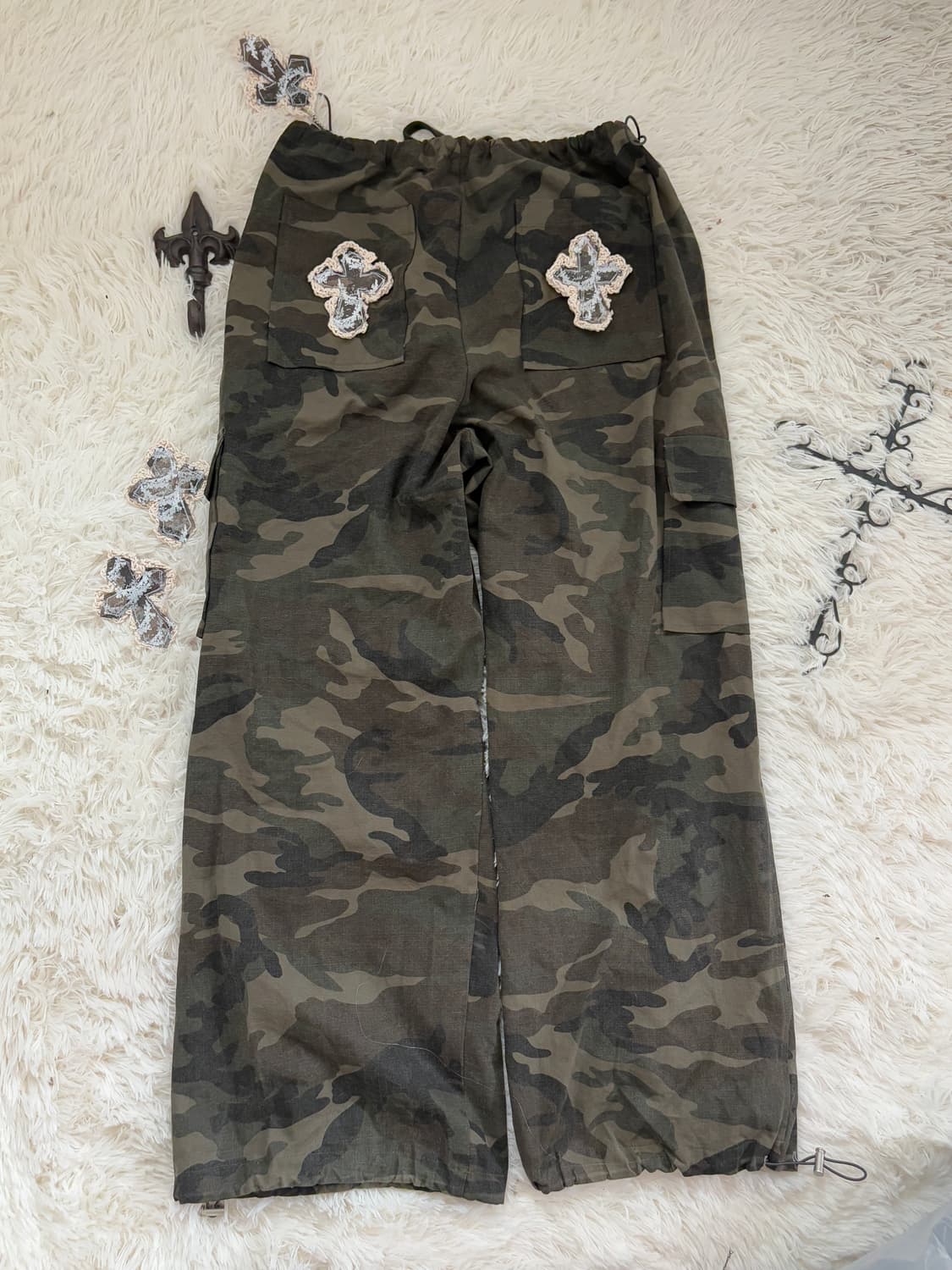 hurtmade military camo cross loose fit p 상품이미지6