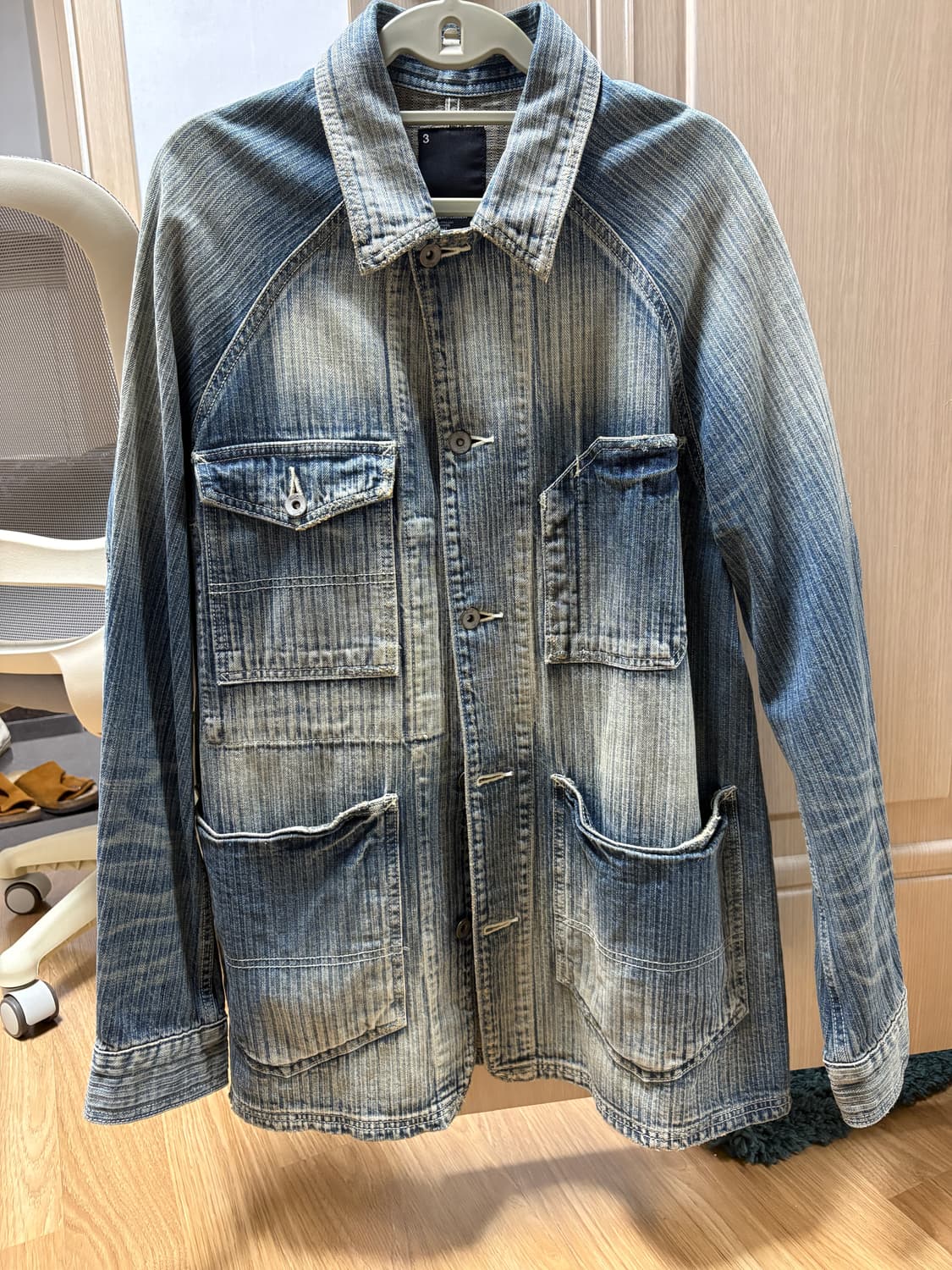 네이버후드 hbt 데님 커버올 초어자켓 상품이미지1