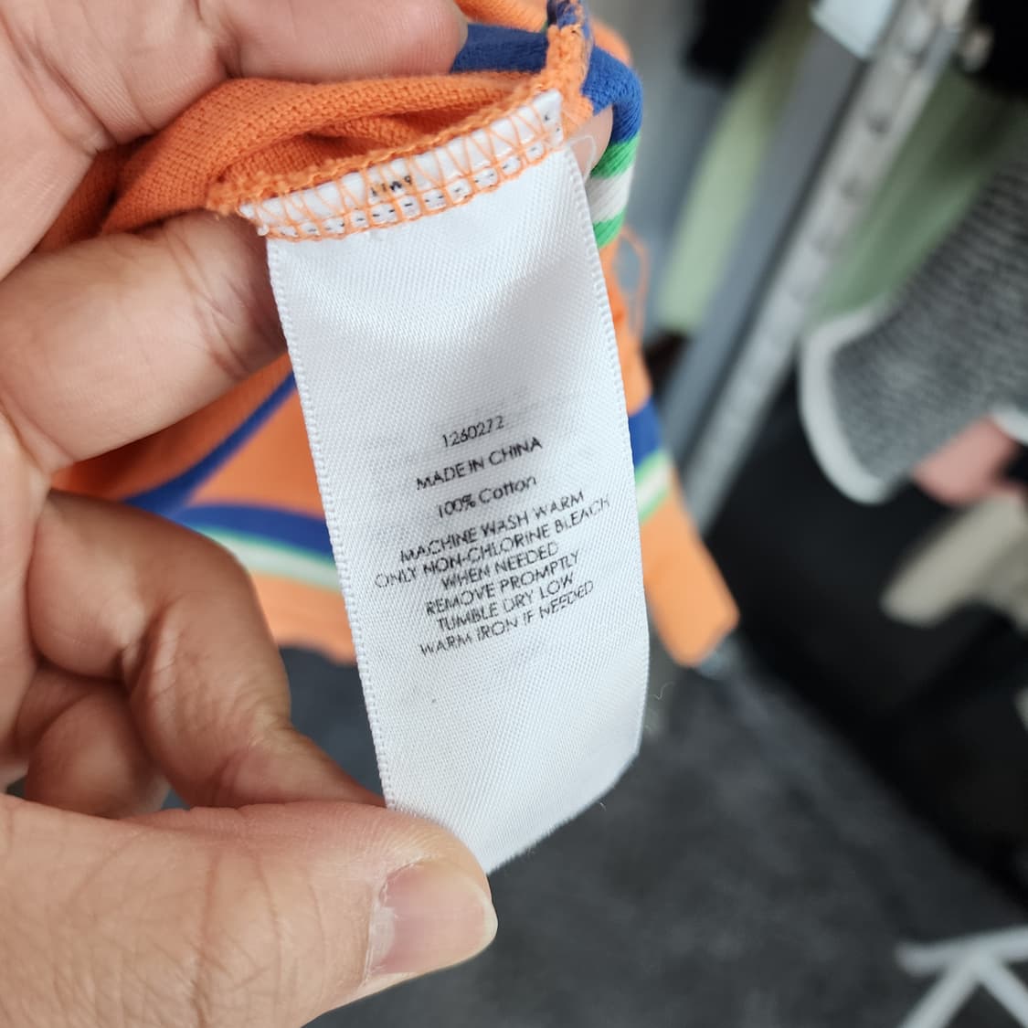 폴로 랄프로렌 스트라이프 반팔 피케티 오렌지 상품이미지4