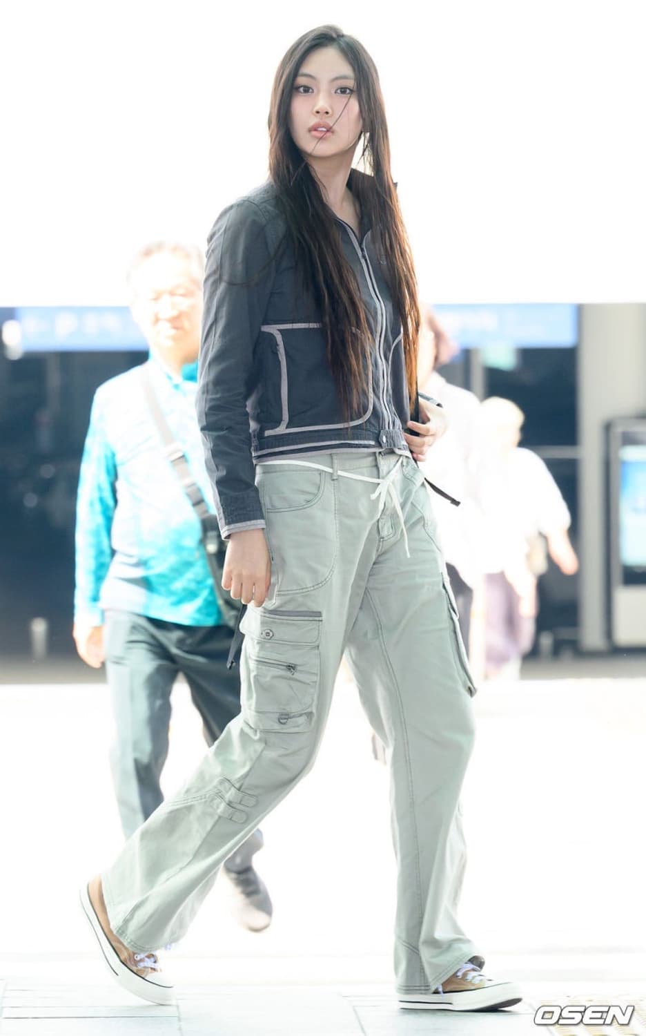 빅 포켓 카고 팬츠 라이트 카키 (1) 상품이미지2