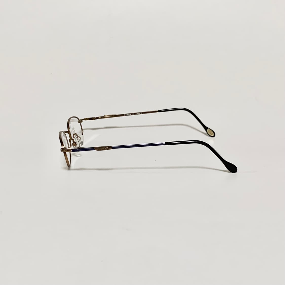 933 데드스탁 네이비 오벌 슬림 직사각 라운드 알러지방지 빈티지안경 픽 상품이미지4