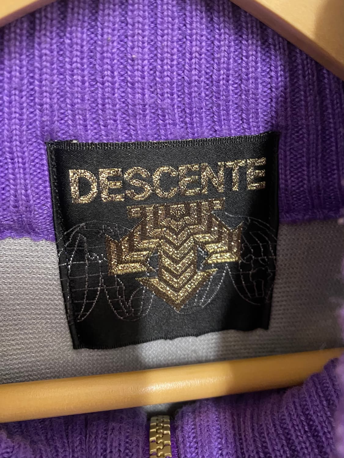 90s DESCENTE cable knit 90년대 데상트 케이블 니트 상품이미지8