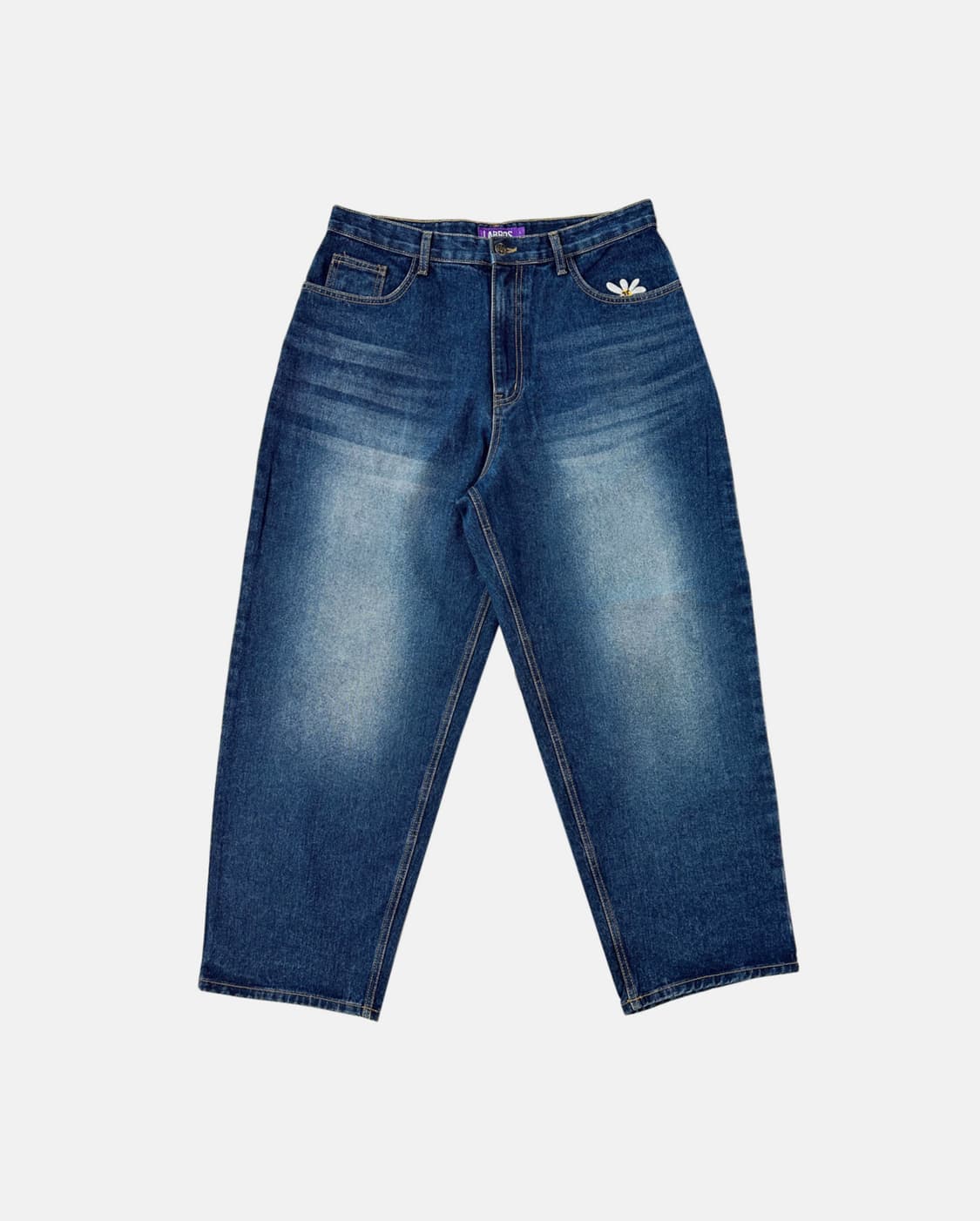 Smart Daisy Cat Brush Baggy jeans 상품이미지1