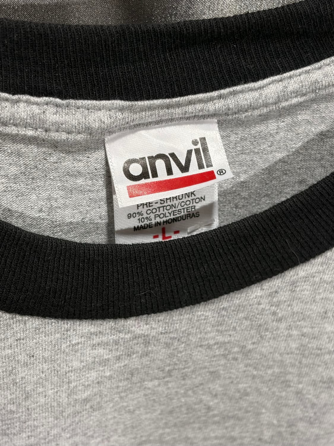 L anvil 스펠링 로고 그레이 링거티 상품이미지5