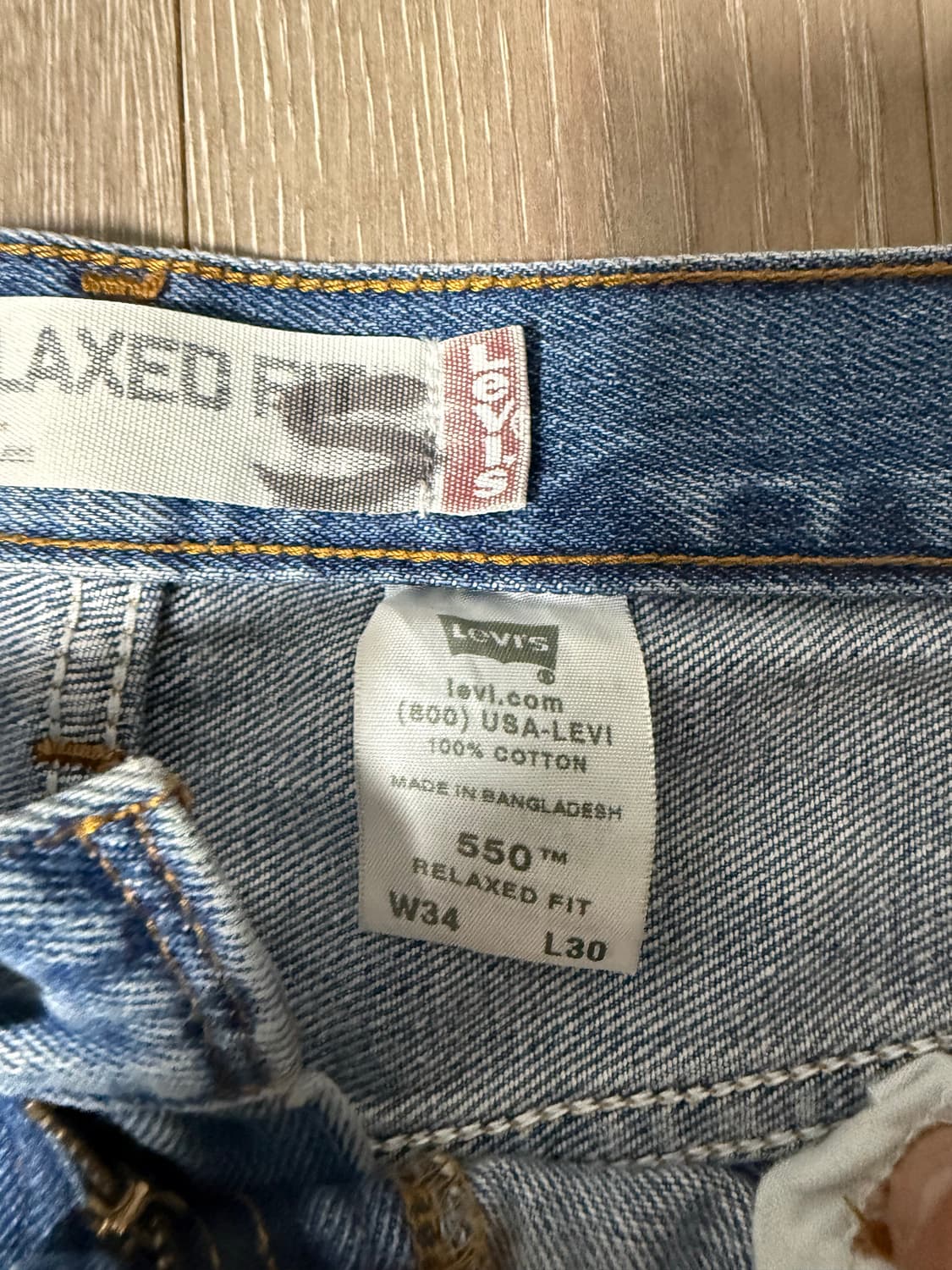 리바이스 00년도 빈티지 550 34 상품이미지2