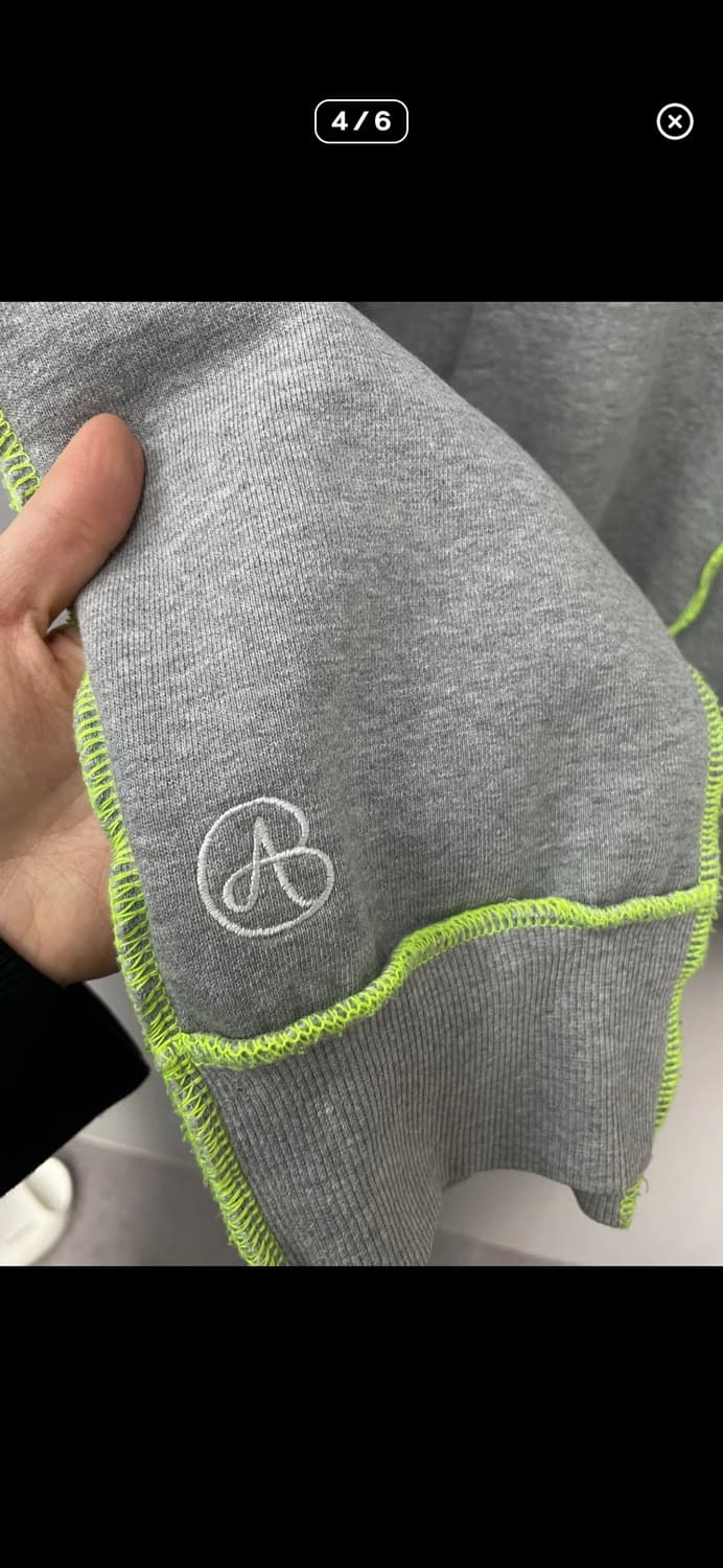 앤더슨벨 어쉬매트리 스티치 후드티 A3793 상품이미지4