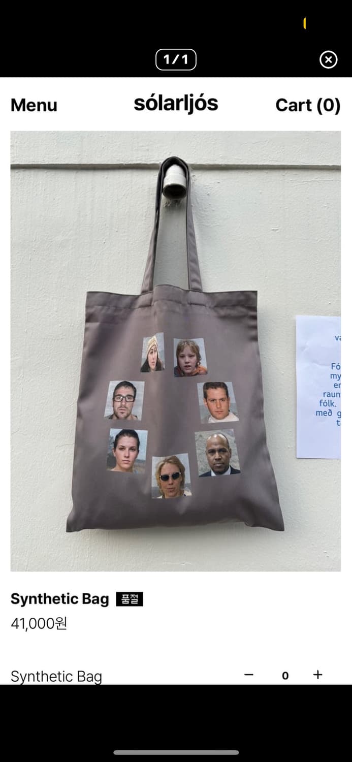 Synthetic Bag 구매합니다 상품이미지1