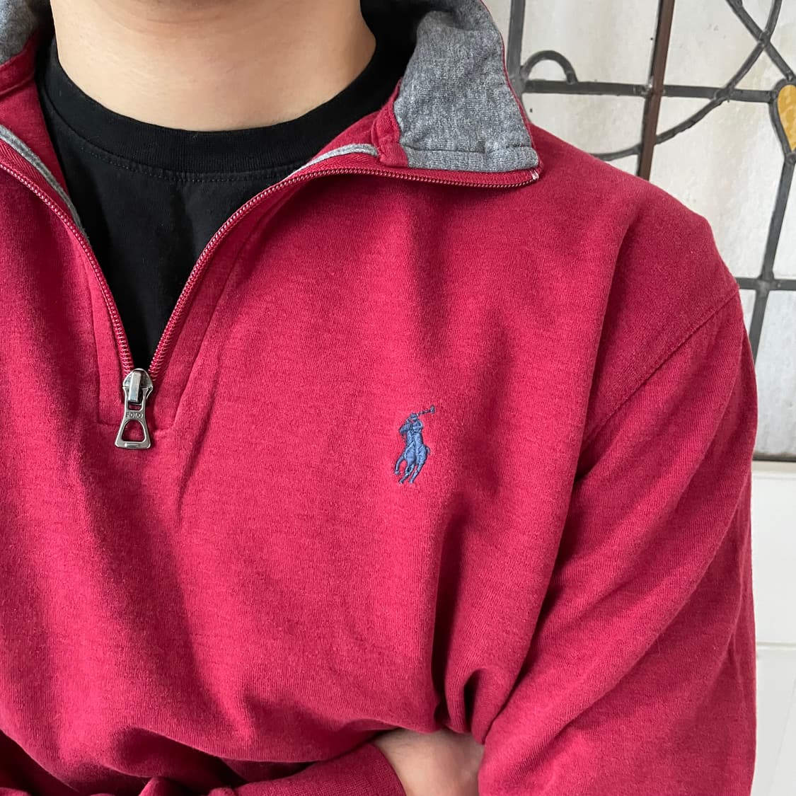 폴로 하프집업 맨투맨 상품이미지4