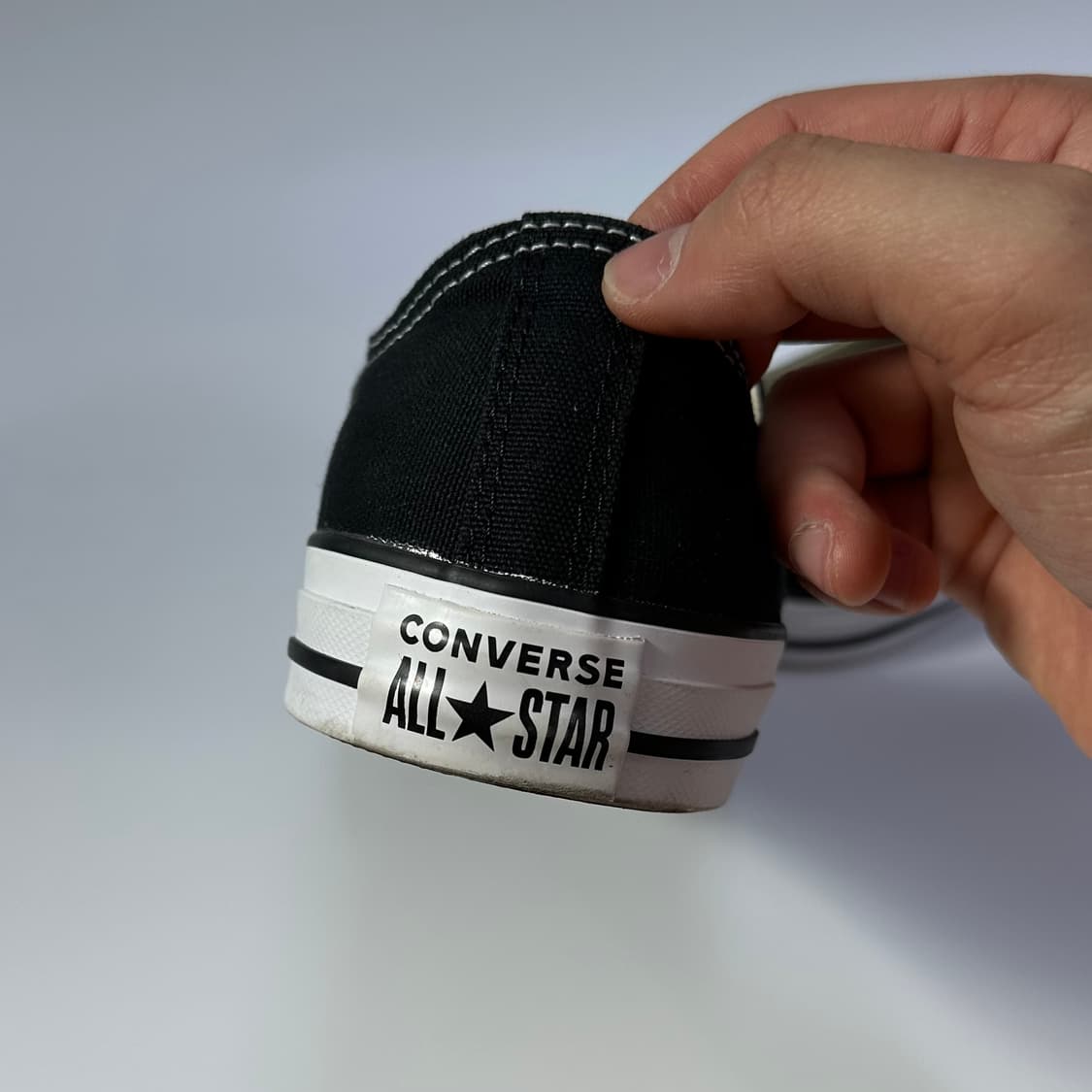 [새상품급] 컨버스 척 테일러 올스타 로우 블랙 스니커즈 275 상품이미지5