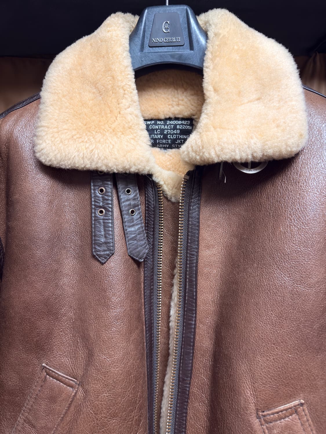 B-3 양가죽 양털 무스탕 자켓 상품이미지4