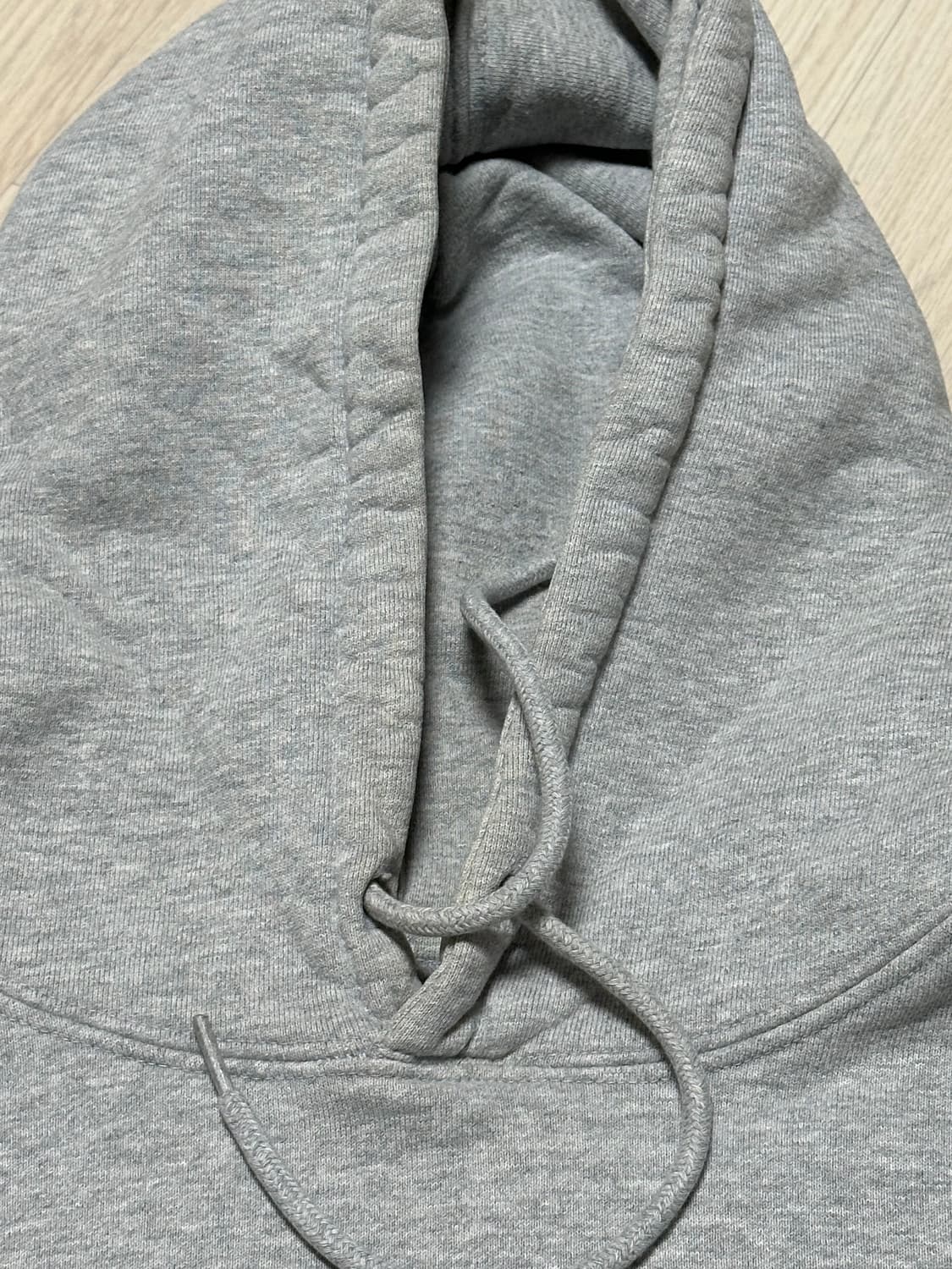 디스이즈네버댓 아치로고 후드티 그레이 상품이미지6