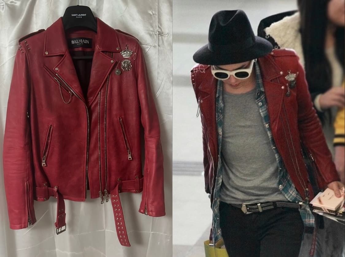 발망 SS11 세이프티핀 레더 자켓 상품이미지2