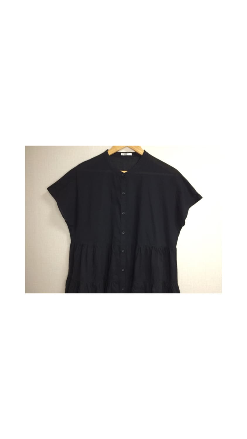 빈티지 블랙 캉캉 튜닉 원피스 상품이미지2