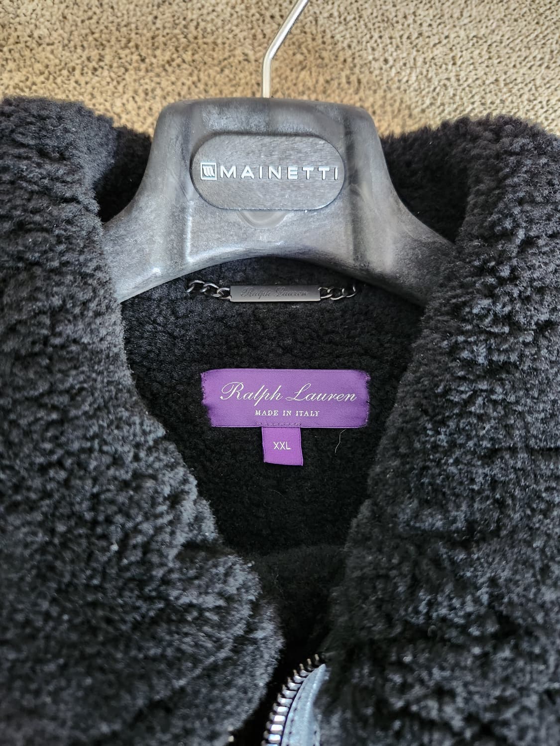 폴로랄프로렌 퍼플라벨 무스탕 시어링자켓 상품이미지8