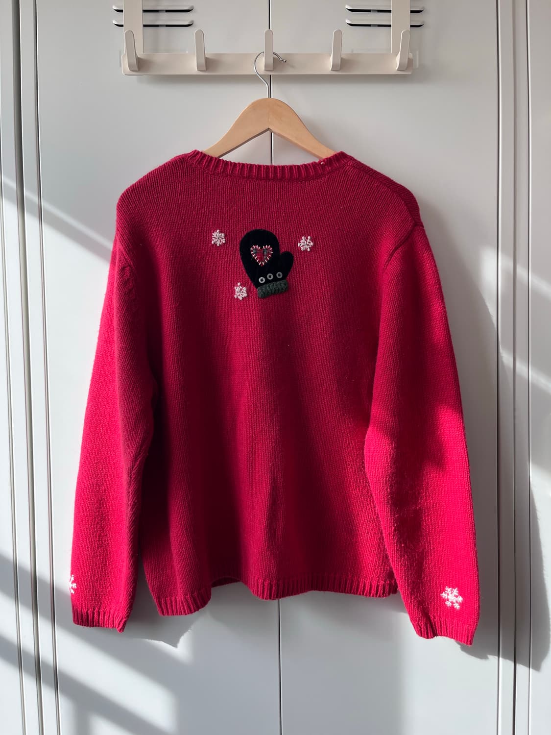 Croft&barrow 크리스마스 장갑 앙고라 니트 가디건 상품이미지9