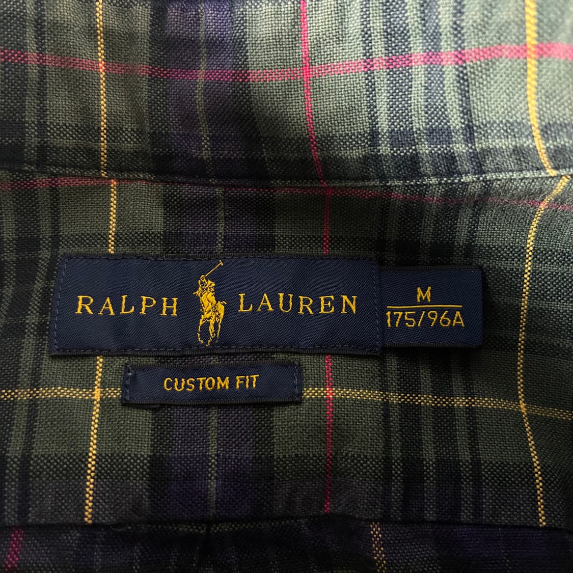 Polo  폴로 랄프로렌 자수 코튼 그린 타탄체크 셔츠 상품이미지4