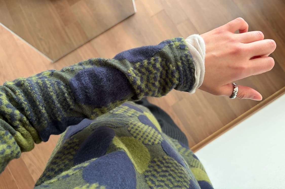 dot patterned dress 상품이미지4