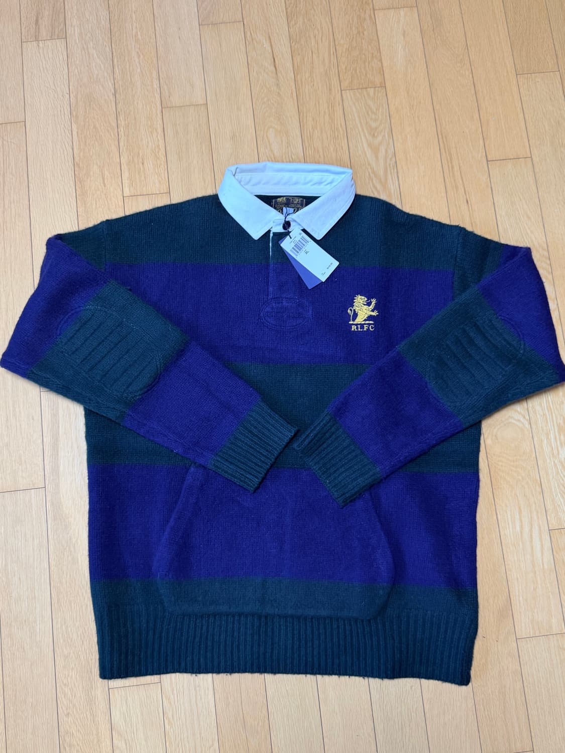 폴로 랄프로렌 럭비 스트라이프 울 캐시미어 니트 상품이미지1