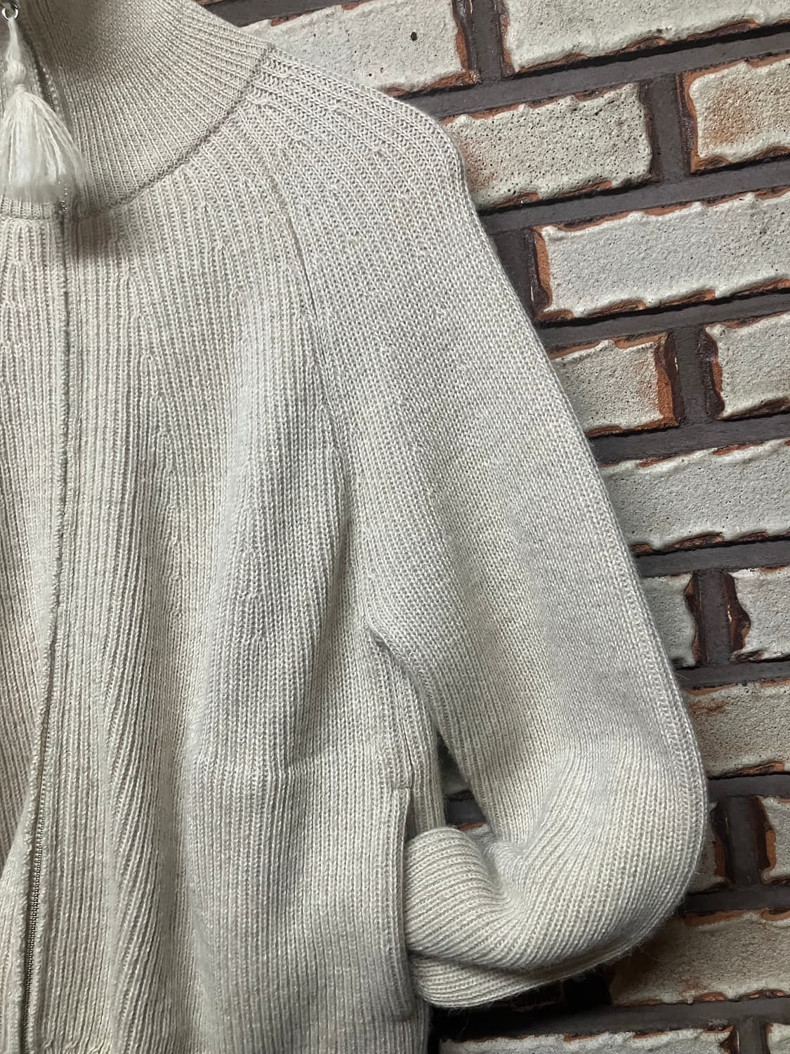 Old joe 올드조 - Tweedy Yarn Zip Sweater 상품이미지5