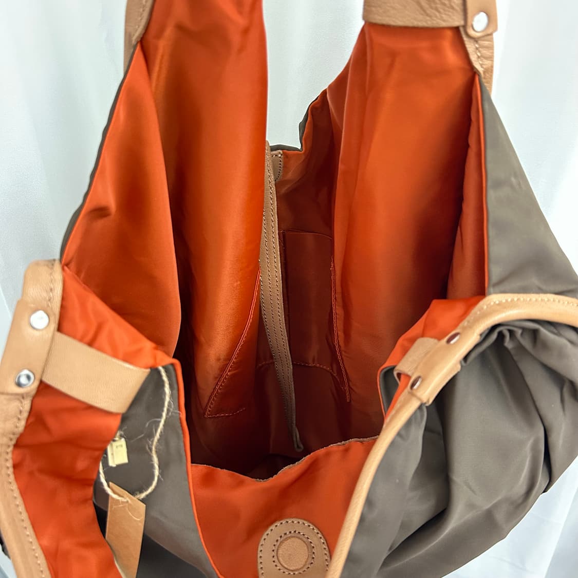 요지 야마모토 YSACCS 레더 나일론 스트랩 백 상품이미지3