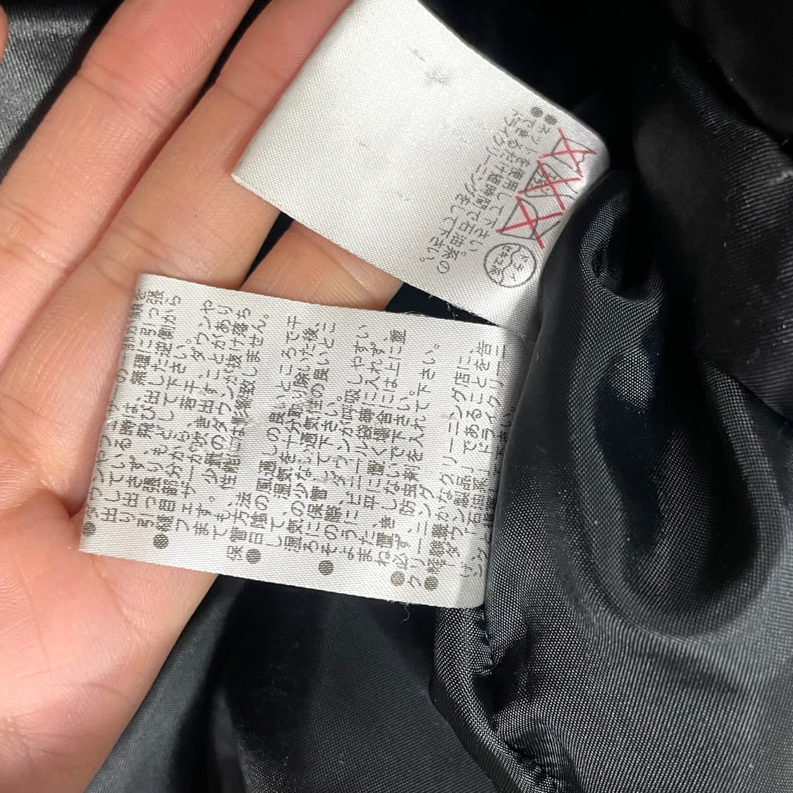 하나에모리 블랙 다운 코트 여성40 상품이미지6