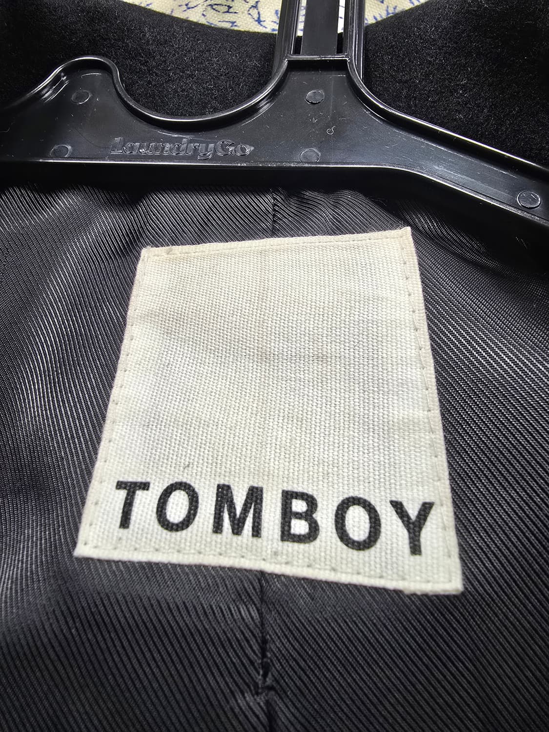 톰보이 블랙 더블 버튼 코트 (1795) 상품이미지3