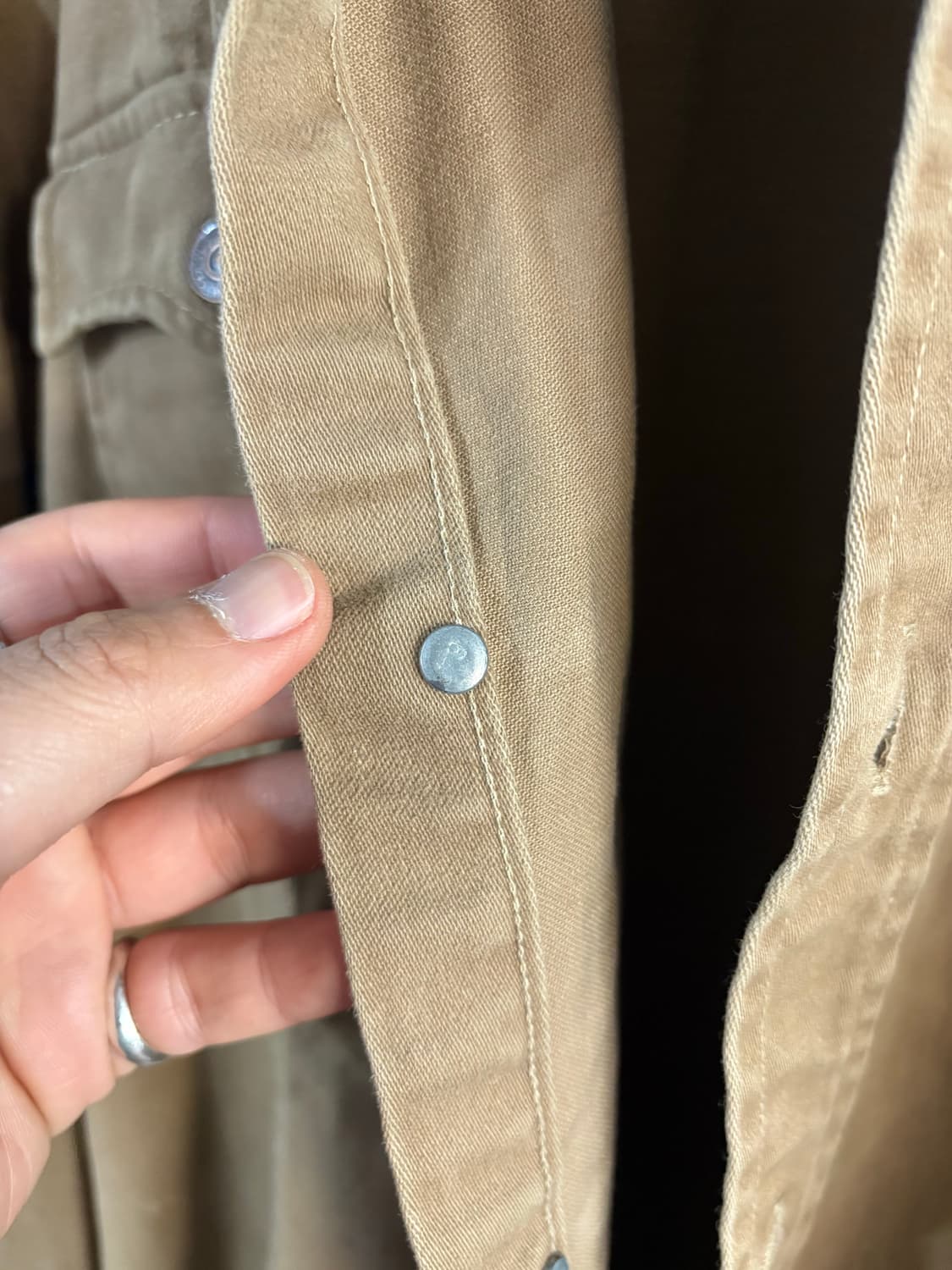 70’s USA Levis White tab  Moleskin JK 상품이미지7