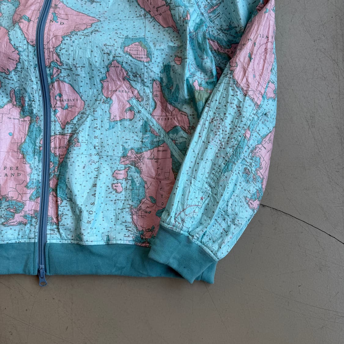 캘리포니아 랜치 하우스 월드맵 자켓 상품이미지2