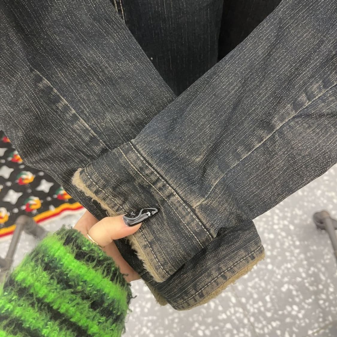 리바이스 빈티지 웨스턴 양털 쉐르파 데님 자켓 100 C08530 상품이미지7