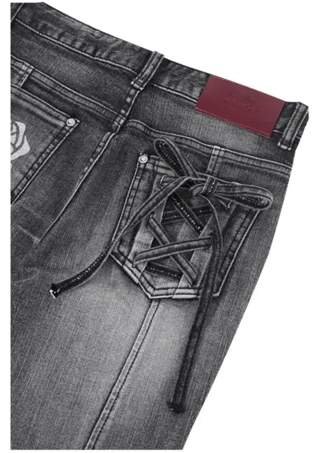 달링유어배드 ROSE BOOTS CUT DENIM 상품이미지3