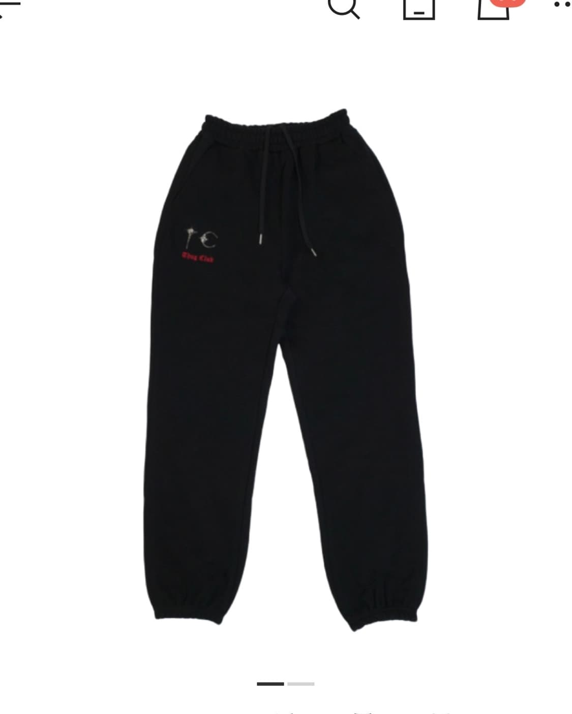 떠그클럽 조거 TC  팬츠 블랙 상품이미지1