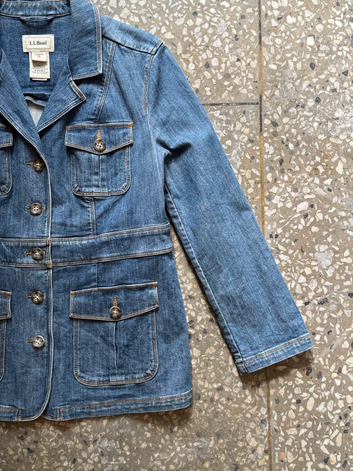 엘엘빈 여성 데님 초어 자켓(O72) 상품이미지3