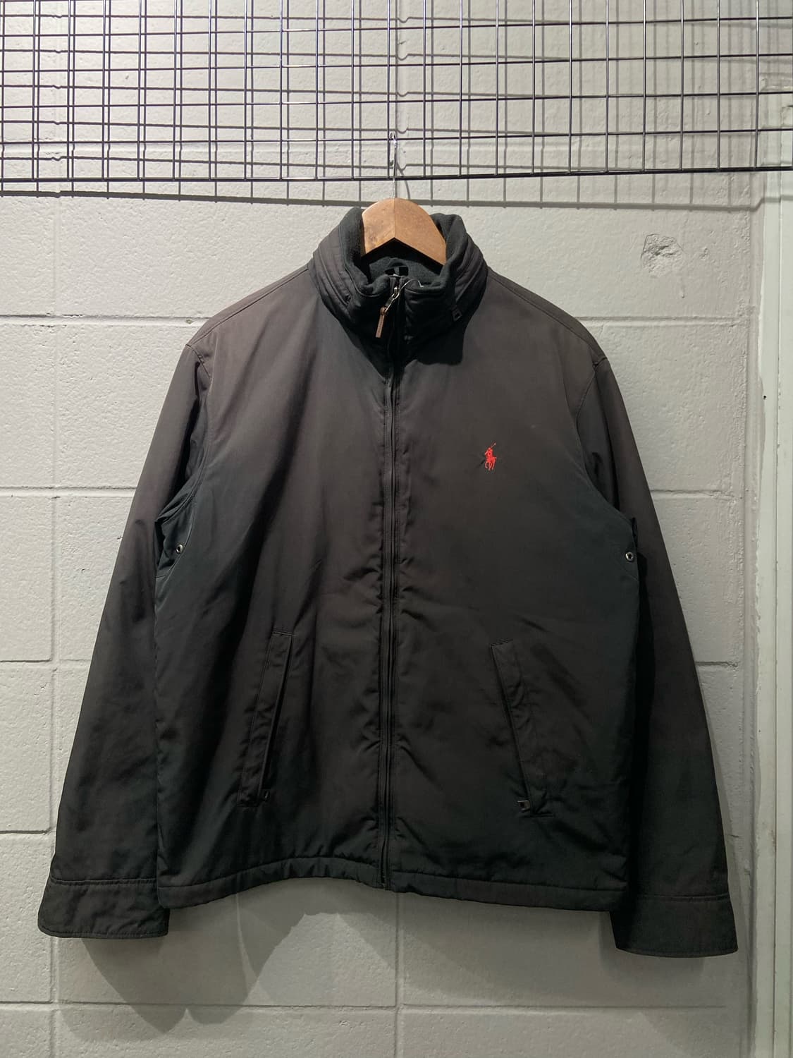 폴로 블루종 자켓 블랙 상품이미지1